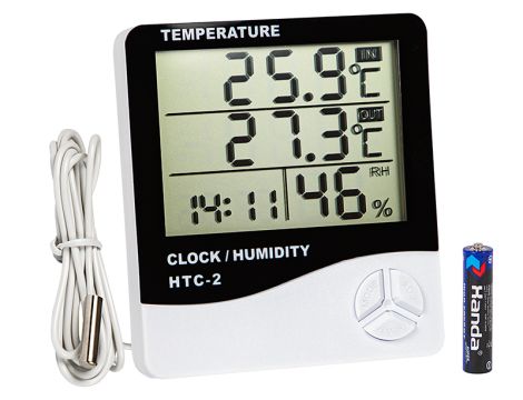 HTC-2 Thermo-Hygrometer-Wetterstation