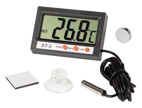 LCD-Thermometer für draußen und drinnen