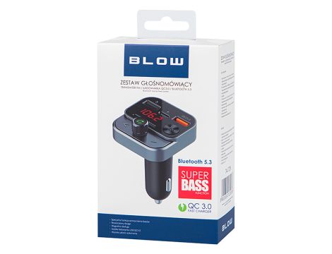 Sender FM BLOW Bluetooth+QC3.0+PD30W - 4