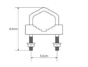 Montageausleger 6x9cm/8mm - image 2