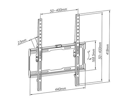 HQ 32"-55" SLIM neigbare LCD TV-Halterung` - 6