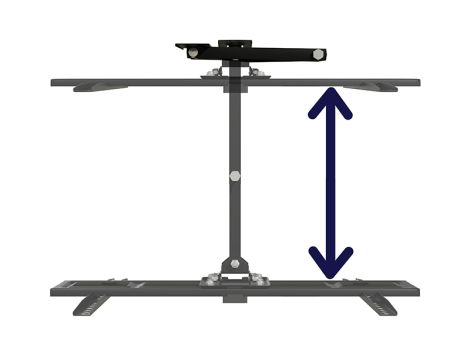 HQ 32"-65" LCD TV-Halterung mit abbrechbarem Gelenk - 3