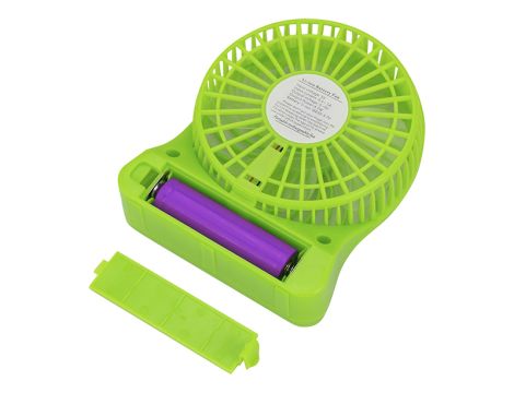 Tischventilator 14cm USB+Akku MIX Farben. - 2