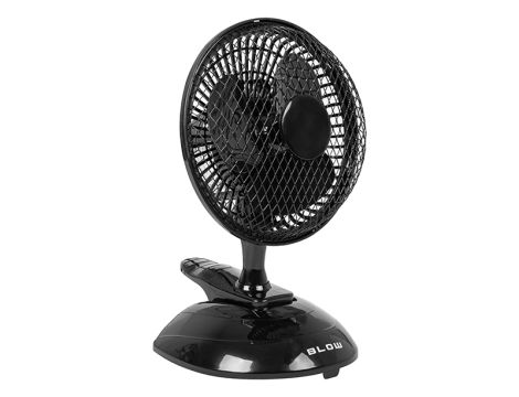 Tischventilator 6"/15cm Clip 25W 2in1 SCHWARZ