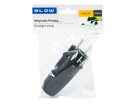 WT-54 PR Stecker gerade schwarz hermetisch Gummi - 3