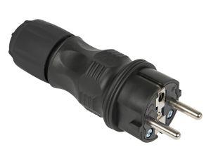 Stecker WT-54 gerade schwarz hermetisch IP54 - image 2