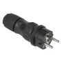 Stecker WT-54 gerade schwarz hermetisch IP54 - 3