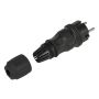 Stecker WT-54 gerade schwarz hermetisch IP54 - 4