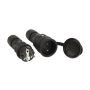 Stecker+Buchse ZWG-54 schwarz hermetisch IP54 - 3