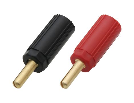 Bananenstecker WB-13 (schwarz+rot)