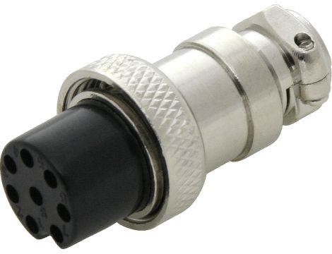 8PIN CB-Mikrofonstecker am Kabel