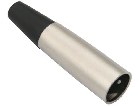 XLR 3P-Mikrofonstecker für glattes Kabel