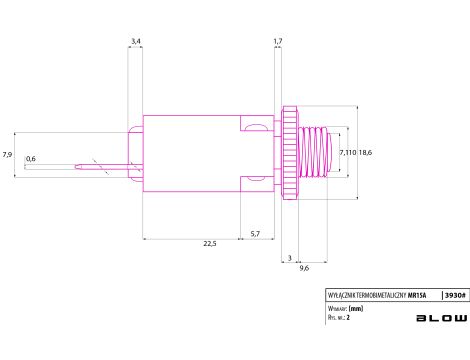 Thermobimetallschalter MR1 10A - 3