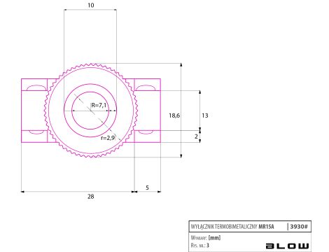 Thermobimetallschalter MR1 10A - 4