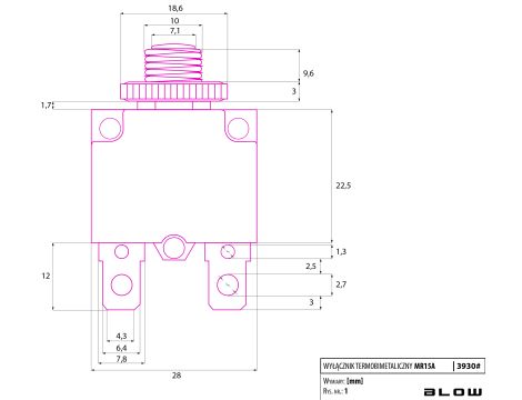 Thermobimetallschalter MR1 10A - 2