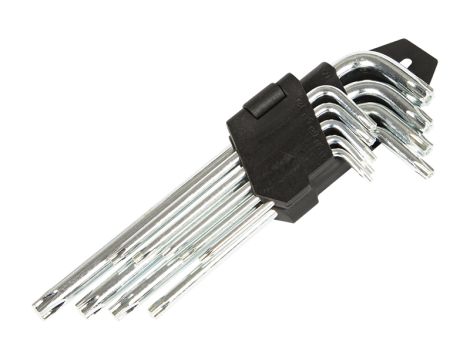 Satz TORX Inbusschlüssel 9St. T10-T50