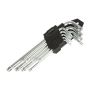 Satz TORX Inbusschlüssel 9St. T10-T50 - 2