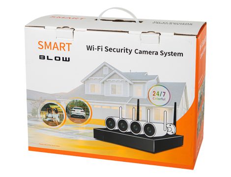 BLOW WiFi Überwachungskit 4x5MP mit 1TB BL-W5BP4/WiFi/1TB Festplatte - 4