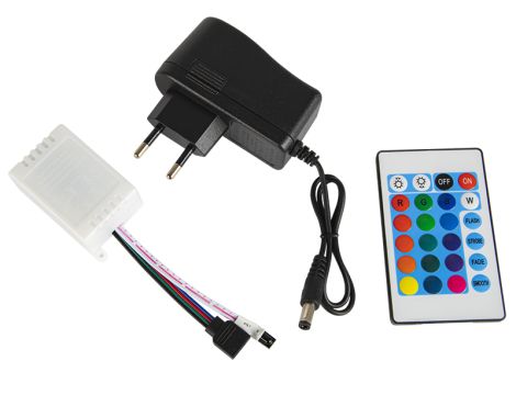 RGB LED Streifen Set 2835 5m/300 Treiber+Stromversorgung wasserdichte Streifen - 3