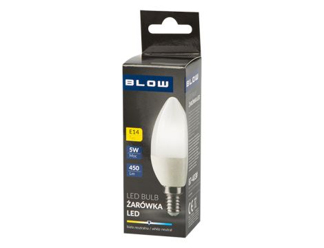 LED-Glühbirne E14 C37 ECO 5W neutralweiß - 3