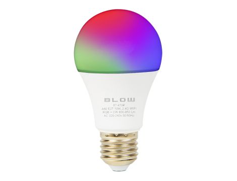 LED-Glühbirne E27 10W 230V RGB+CW WIFI