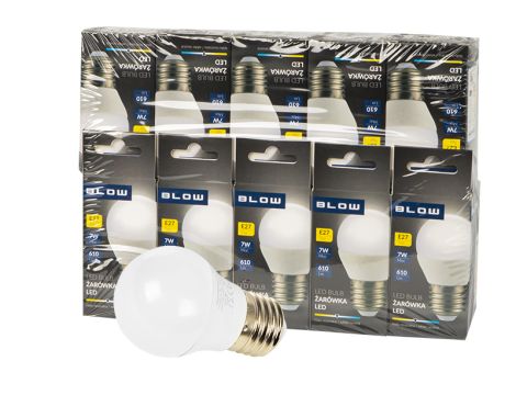 LED-Glühbirne E27 G45 ECO 7W neutral 10 Stk.