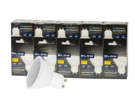 LED-Glühbirne GU10 5W 230V neutral 10St.