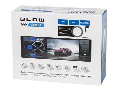 Radio BLOW AVH-8990 4" RDS MP5/USB/micro SD/BLUETOOTH - 5