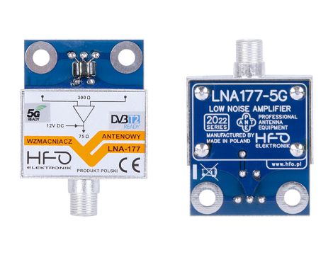 Wzmacniacz antenowy LNA-177-5G 30dB HFO ORYGINAŁ