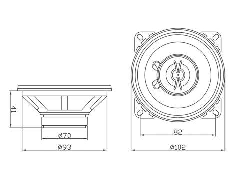 Głośnik BLOW S-100      4Ohm - 2