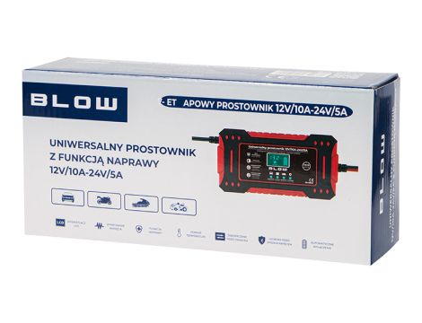 Prostownik automatyczny 12V/10A-24V/5A BLOW - 3