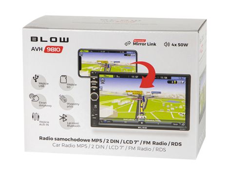 Radio BLOW AVH-9810 2DIN 7" - 5