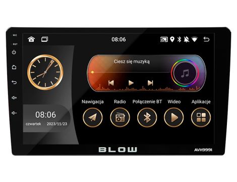 Radio BLOW AVH-9991 1DIN 9" Android/WiFi/GPS/CARPLAY