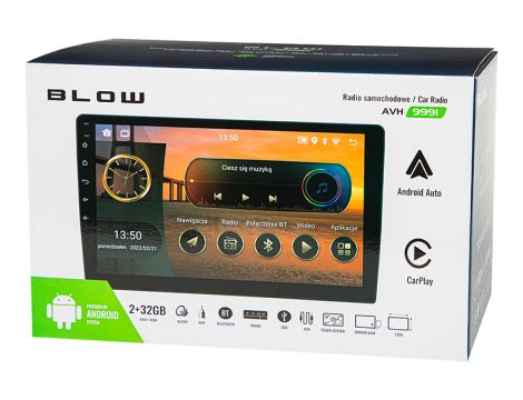 Radio BLOW AVH-9991 1DIN 9" Android/WiFi/GPS/CARPLAY - 6