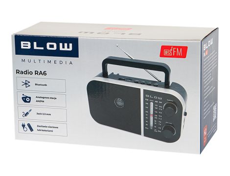 Tragbares AM/FM BT-Radio BLOW RA6 - 6