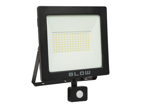 Lampa halogenowa LED/PIR SMD 100W świato białe neutralne