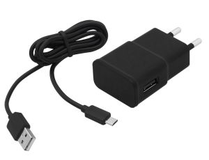 Ladegerät USB 2.1A-Buchse + microUSB-Kabel - image 2