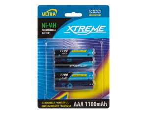 Wiederaufladbare Batterie R3 Ni-MH AAA 1100mAh XTREME