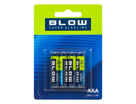 BLOW SUPER ALKALINE AAA LR3 Batterie Blisterpackung