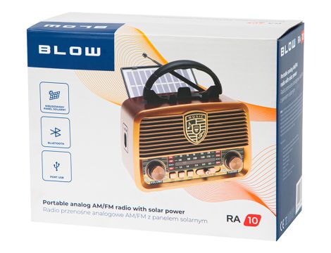 AM/FM BT BLOW RA10 tragbares Solarradio - 7