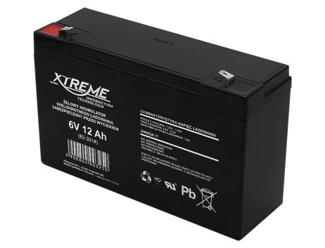 Gel-Batterie 6V 12Ah XTREME