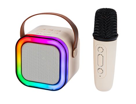 Bluetooth-Lautsprecher KARAOKE RGB 1 Mikrofon