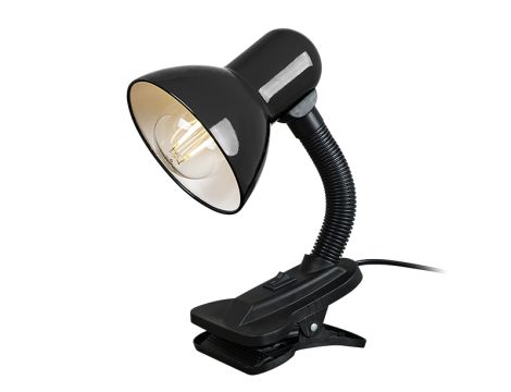 Schreibtischlampe LB-08 mit Clip schwarz