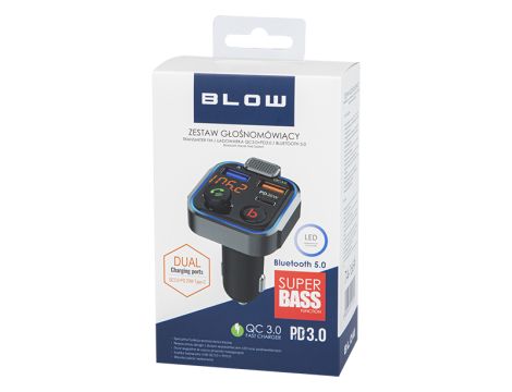 Sender FM BLOW Bluetooth5.1+QC3.0 +PD 20W - 3