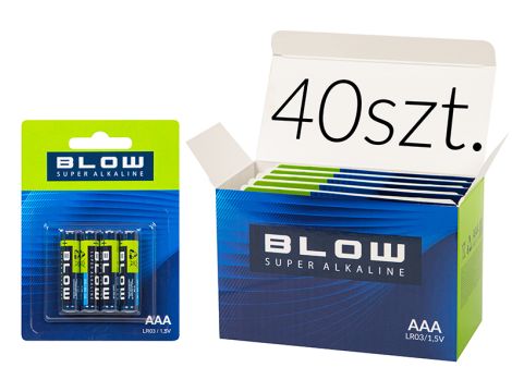 BLOW SUPER ALKALINE AAA LR3 Batterie Blisterpackung