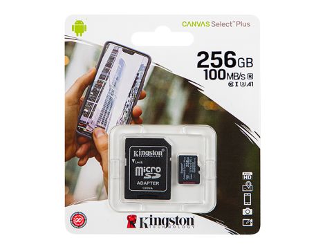 Karta microSDXC 256GB+Adapter SD KINGSTON