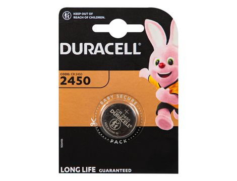 Bateria litowa 3V CR2450 Duracell Blister 1szt