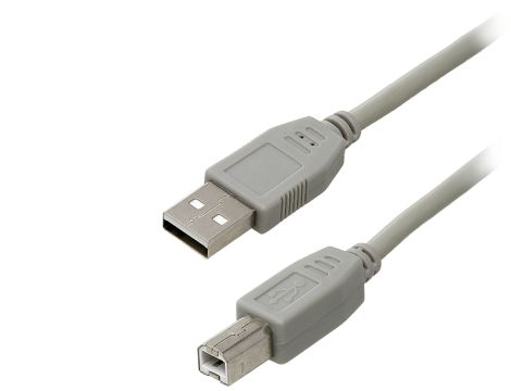 USB-Verbindung A - B 1,5m Computer-Drucker grau - 2