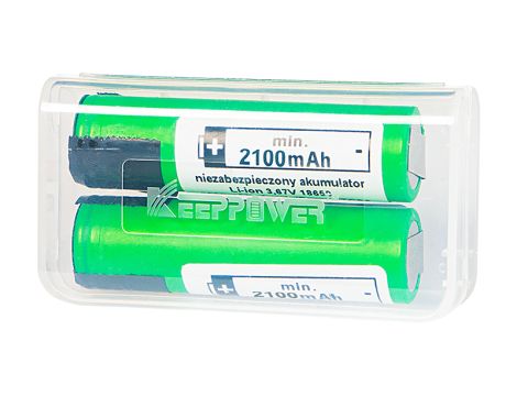 18650 li-ion 2pcs. 2100mAh Zinn 3.6V SONY/Murata Batterien - 2