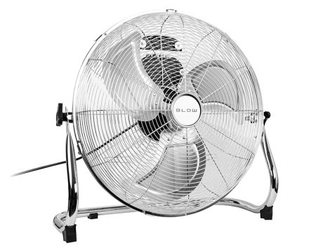 Bodenventilator 18"/45cm 200W Umwälzpumpe SILBER